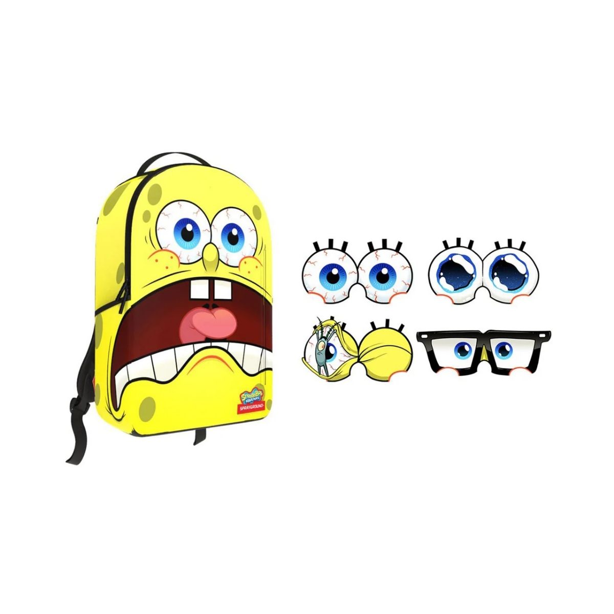 SPONGEBOB REMOVABLE EYES DLXR BACKPACK