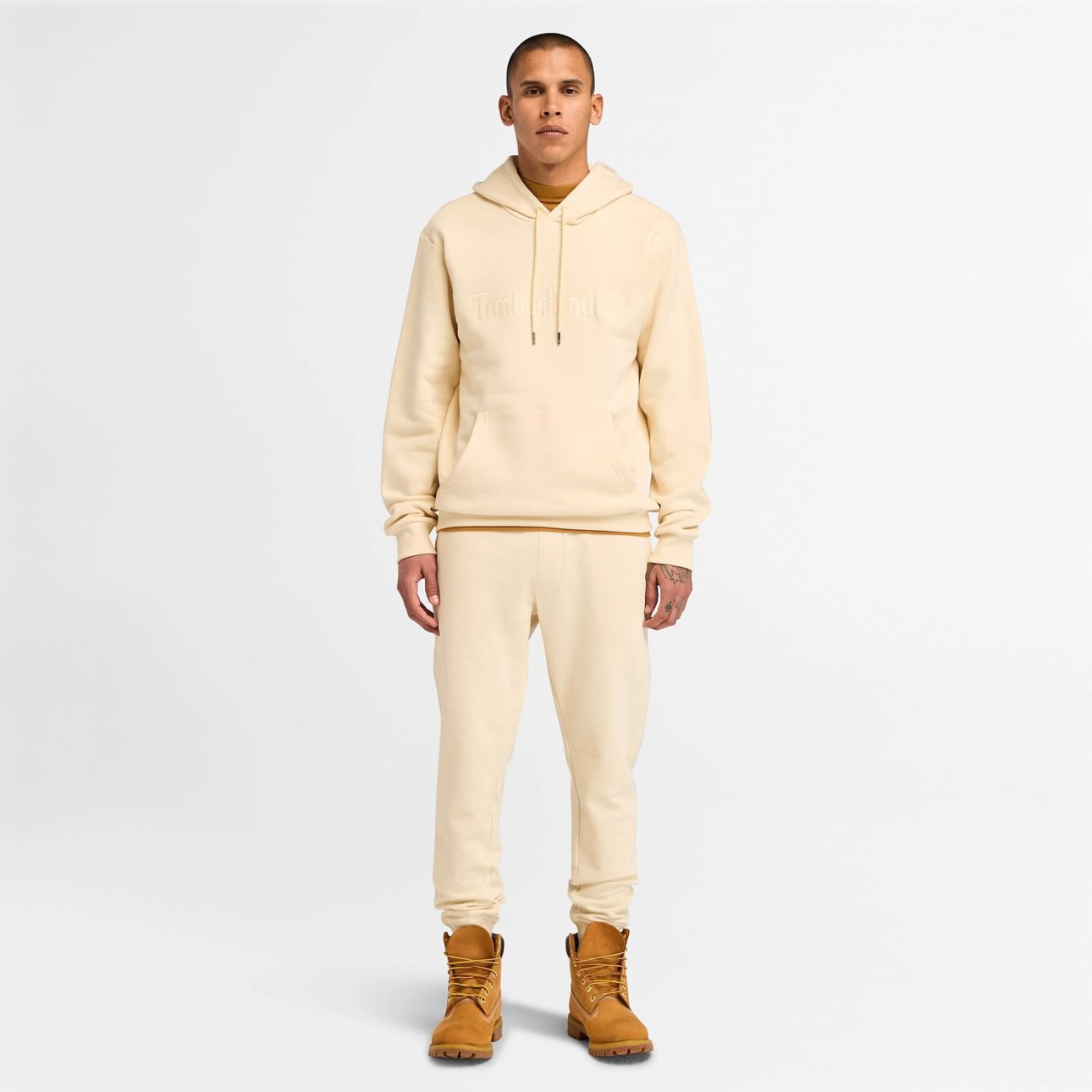 סווטשירט עם כובע ולוגו Timberland® רקמה לגבר